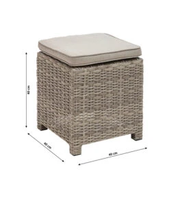 Dehner Geflechtlounge Bologna, 5-teilig -Tepro Store 6903447 WE BG 003 LoungeBolognaNEU