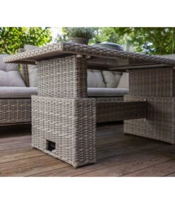 Dehner Geflechtlounge Bologna, 5-teilig -Tepro Store 6903447 WE MO 003 LoungeBolognaNEU