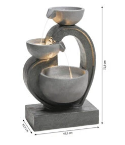 Dehner Polyresin-Gartenbrunnen Heart, Ca. H72,5 Cm 16 Dehner Polyresin-Gartenbrunnen Heart, Ca. H72,5 Cm -Tepro Store 6911218 WE BG 001 BrunnenHeartNEU