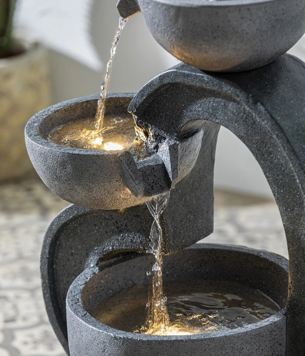 Dehner Polyresin-Gartenbrunnen Heart, Ca. H72,5 Cm 10 Dehner Polyresin-Gartenbrunnen Heart, Ca. H72,5 Cm – Bild 8