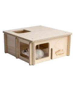 Bunny® NATURE By Puppijames Labyrinth Mini, Ca. B24/H10/T24 Cm -Tepro Store 6940845 WE DE 001 BunnyNagerZbhMiniLabyrinth