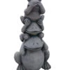 Stein-Frosch Trio, Ca. H46 Cm -Tepro Store 6944342 WE FS 001 SteinFroschTriocaH46cm
