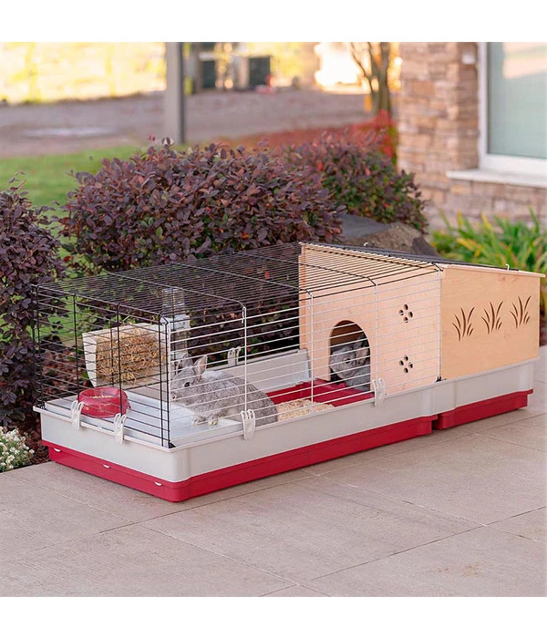 Ferplast Nagerheim Krolik 140 Plus, Ca. B142/H50/T60 Cm 4 Ferplast Nagerheim Krolik 140 Plus, Ca. B142/H50/T60 Cm – Bild 2