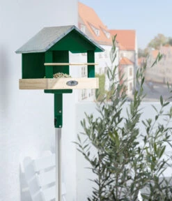 Dehner Natura Vogelfutterhaus CLiCK, Ca. B25/H23/24T Cm -Tepro Store 6968325 WE MO 001 NaturaClickVogelfutterhaus