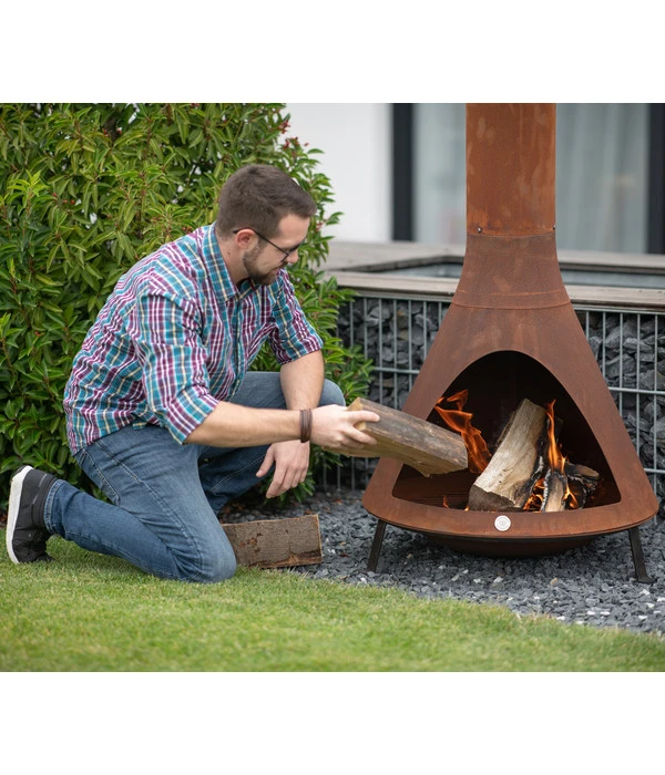 Westmann Grillkamin, Ca. B70/H160/T70 Cm 5 Westmann Grillkamin, Ca. B70/H160/T70 Cm – Bild 3