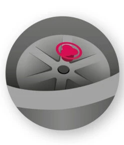 Scheurich Kunststoff-Topf Barceo High, Rund -Tepro Store WE DE 008 BodenlochWaveGlobeHigh