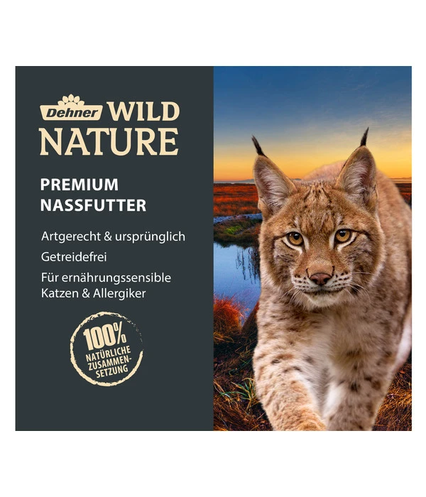 Dehner Wild Nature Nassfutter Für Katzen Gebirgssee Adult, Lachs & Forelle, 16 X 100 G 4 Dehner Wild Nature Nassfutter Für Katzen Gebirgssee Adult, Lachs & Forelle, 16 X 100 G – Bild 2